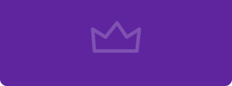 Desenho de uma coroa com fundo roxo